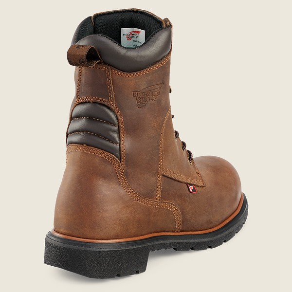 Red Wing Work Boots Brown - Red Wing Mens Dynaforce® - 8-inch Soft Toe - REBIV-9651